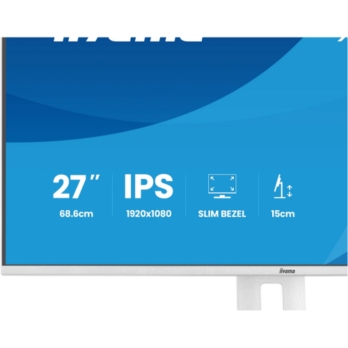 Monitor LED Iiyama ProLite XB2797HSU-W1, 27 inch, 1920 x 1080 pixeli, 4 ms GTG, White