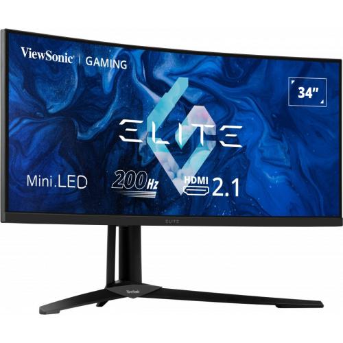 Monitor MiniLED Curbat Viewsonic XG341C-2K, 34inch, 3440x1440, 1ms, Black