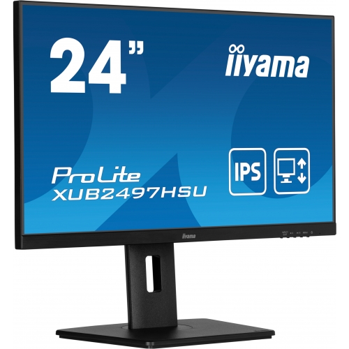 Monitor LED Iiyama ProLite XUB2497HSU-B2, 23.8inch, 1920x1080, 1ms, Black