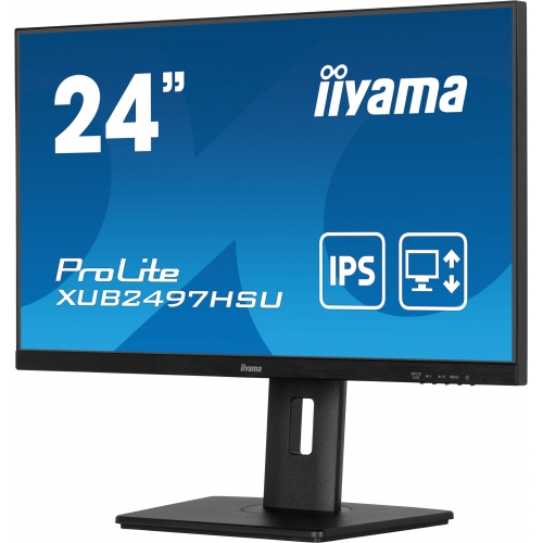 Monitor LED Iiyama ProLite XUB2497HSU-B2, 23.8inch, 1920x1080, 1ms, Black