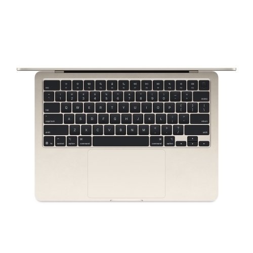 Laptop Apple MacBook Air 13 with Liquid Retina (2025), Apple M4 Deca Core, 13.6 inch, RAM 16GB, SSD 256GB, Apple M4 8-core Graphics, US KB, macOS Sequoia, Starlight