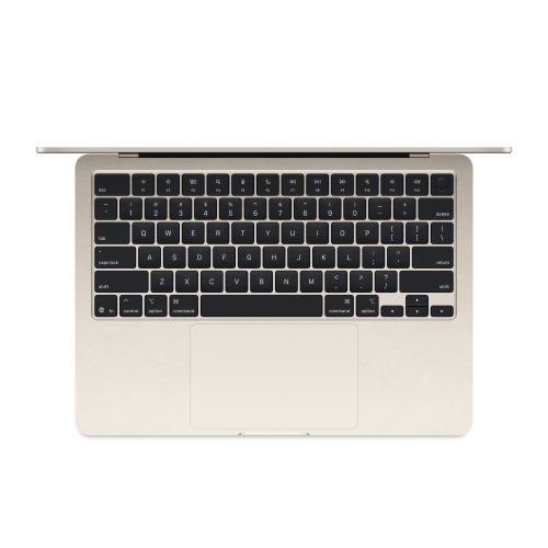 Laptop Apple MacBook Air 13 with Liquid Retina (2025), Apple M4 Deca Core, 13.6 inch, RAM 16GB, SSD 512GB, Apple M4 10-core Graphics, US KB, macOS Sequoia, Starlight