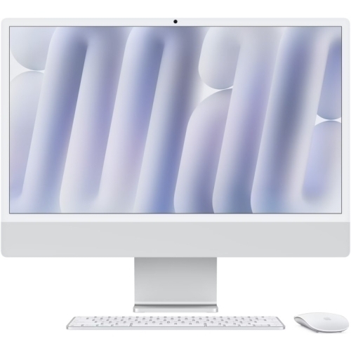 Calculator Apple iMac 4.5K Retina (2024) AIO, Apple M4 Octa Core, 24 inch, RAM 24GB, SSD 1TB, Apple M4 8 core, macOS Sequoia, INT KB, Silver