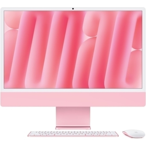 Calculator Apple iMac 4.5K Retina (2024) AIO, Apple M4 Octa Core, 24 inch, RAM 24GB, SSD 1TB, Apple M4 8 core, macOS Sequoia, INT KB, Pink