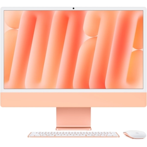 Calculator Apple iMac 4.5K Retina (2024) AIO, Apple M4 Octa Core, 24 inch, RAM 16GB, SSD 512GB, Apple M4 8 core, macOS Sequoia, INT KB, Orange