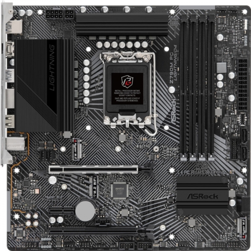 Placa de baza ASRock Z790M PG Lightning/D4, Intel Z790, Socket 1700, mATX
