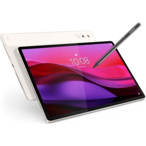 Tableta Lenovo Yoga Tab Plus TB520FU, Qualcomm Snapdragon 8 Gen 3 Octa Core, 12.7 inch, RAM 16GB, 256GB, Wi-Fi, BT, Android 14, Seashell