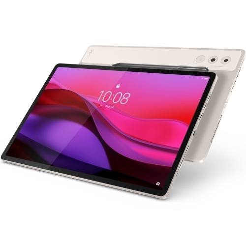 Tableta Lenovo Yoga Tab Plus TB520FU, Qualcomm Snapdragon 8 Gen 3 Octa Core, 12.7 inch, RAM 16GB, 256GB, Wi-Fi, BT, Android 14, Seashell