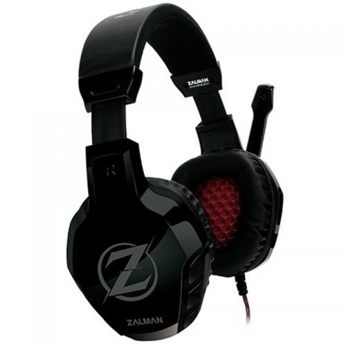 Casti cu microfon Zalman ZM-HPS300, 3.5mm jack, Black