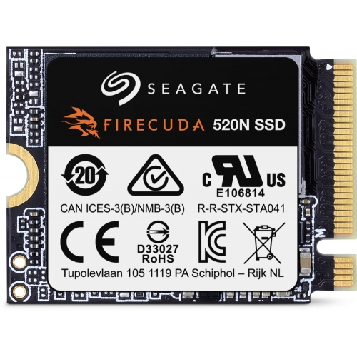 SSD Seagate FireCuda 520N + Rescue 2TB, PCIe 4.0 x4, M.2 2230