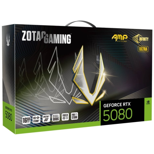 Placa video Zotac nVidia GeForce RTX 5080 AMP Extreme INFINITY ULTRA 16GB, GDDR7, 256 bit