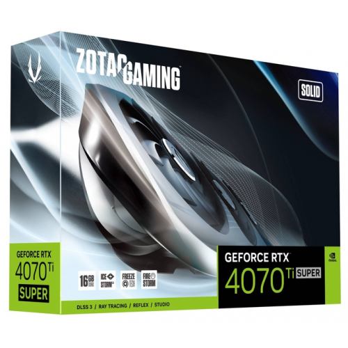 Placa video Zotac nVidia GeForce RTX 4070 Ti SUPER Solid 16GB, GDDR6X, 256bit